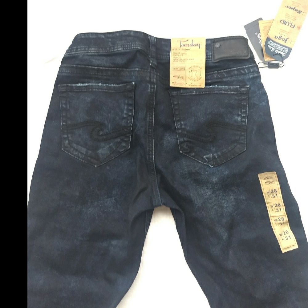 Silver Tuesday Mid Skinny Jeans - Picture 5 of 7